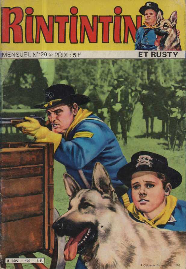 Scan de la Couverture Rintintin Rusty n 129